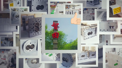 स्क्रू और बैरल, ट्विन स्क्रू एक्सट्रूडर के लिए गियरबॉक्स।