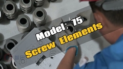 ZSE75MAXX ट्विन स्क्रू एक्सट्रूडर स्क्रू एलिमेंट प्री-डिलीवरी इंस्पेक्शन# एक्सट्रूज़न मशीन